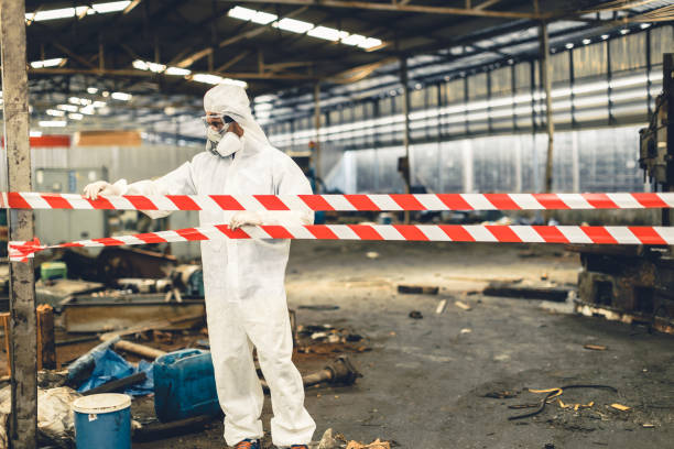 Professional Drug Lab Cleanup technician working in Milton, PA